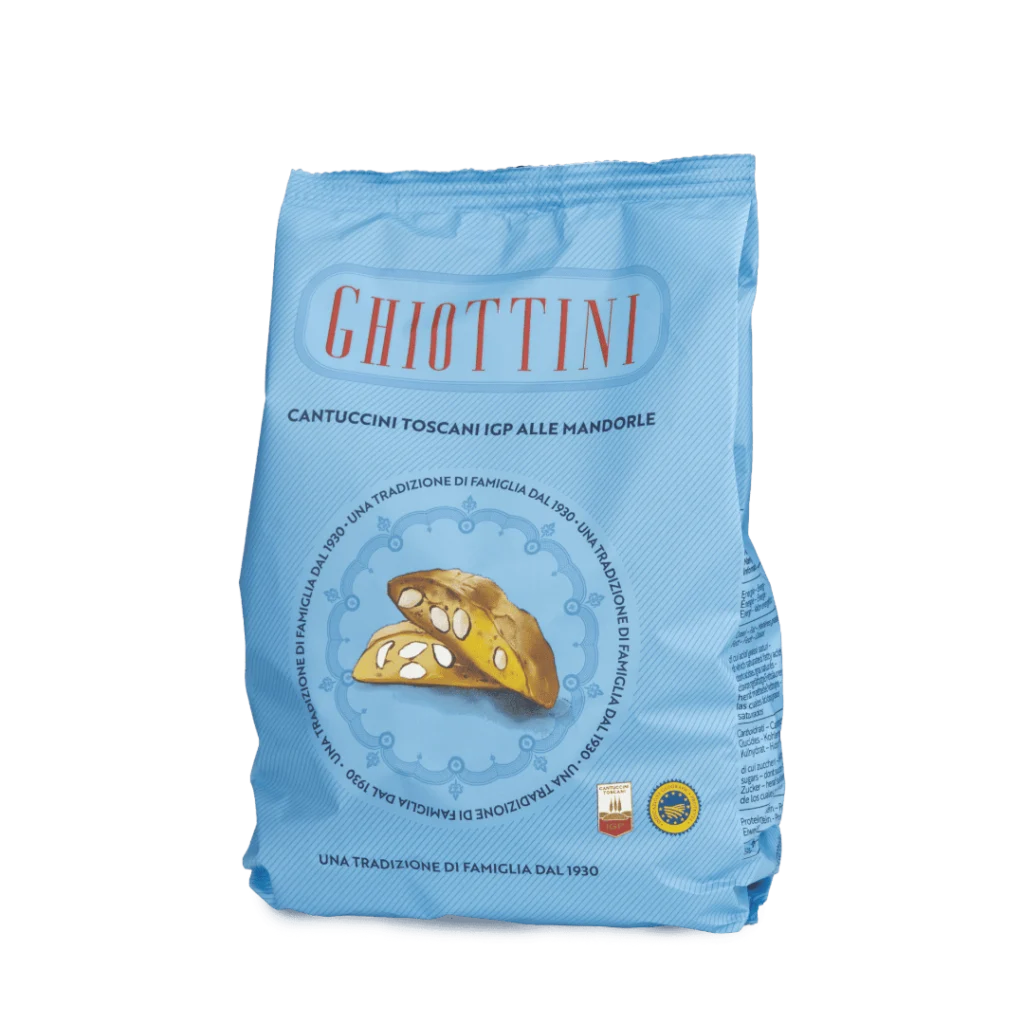 sacchetto con cantuccini alla mandorla