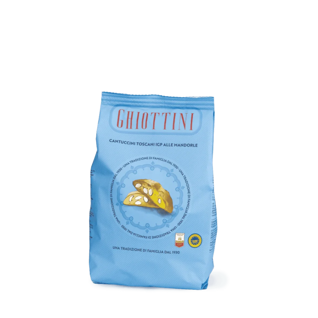 sacchetto con cantuccini alla mandorla